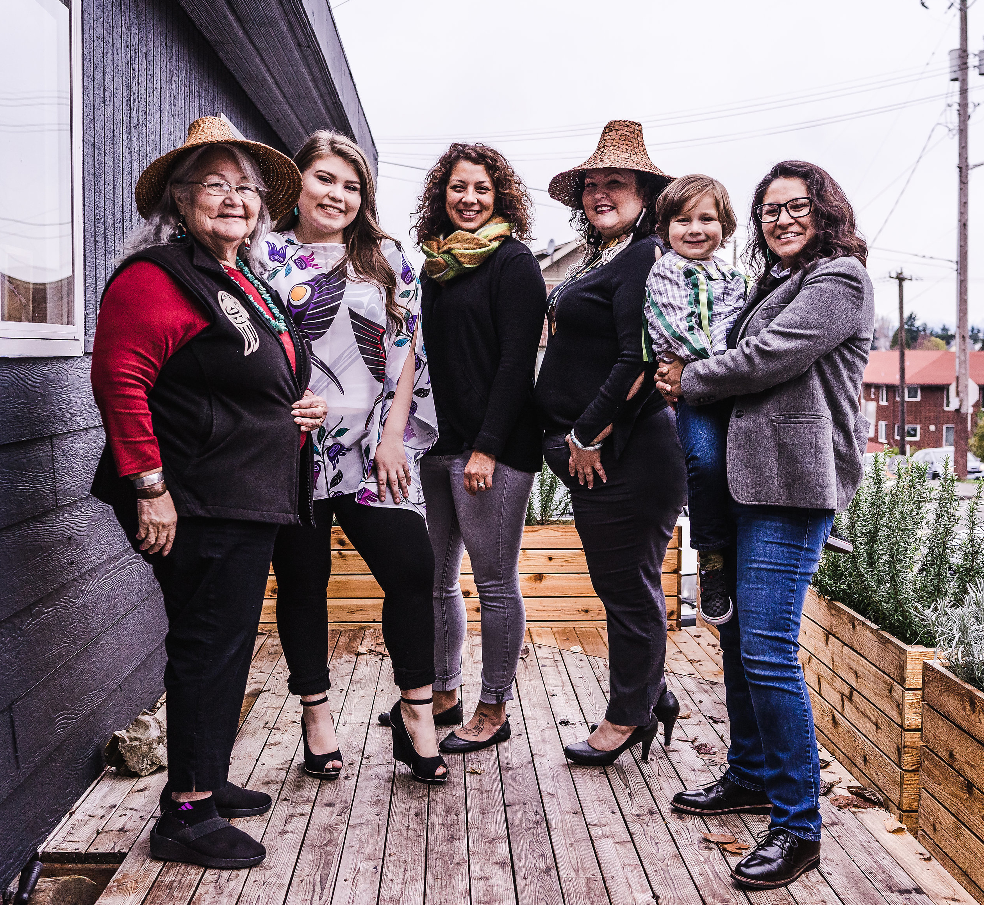 A group of American Indian/Alaska Native participants